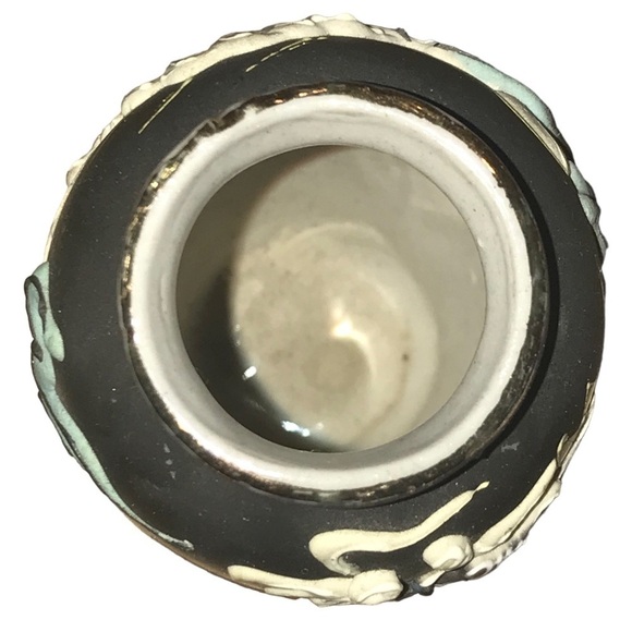 Vintage Moriage Dragon Ware Mini Vase Porcelain Hand Painted Blue Eyed Dragon - Picture 9 of 12